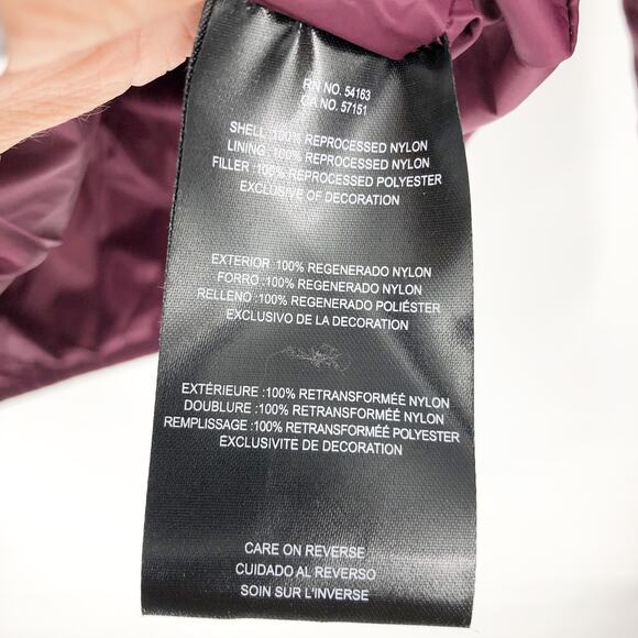 Bass Outdoors Womens Olympic Packable Insulated Jacket Medium Purple Zip Up NWT - Picture 9 of 10